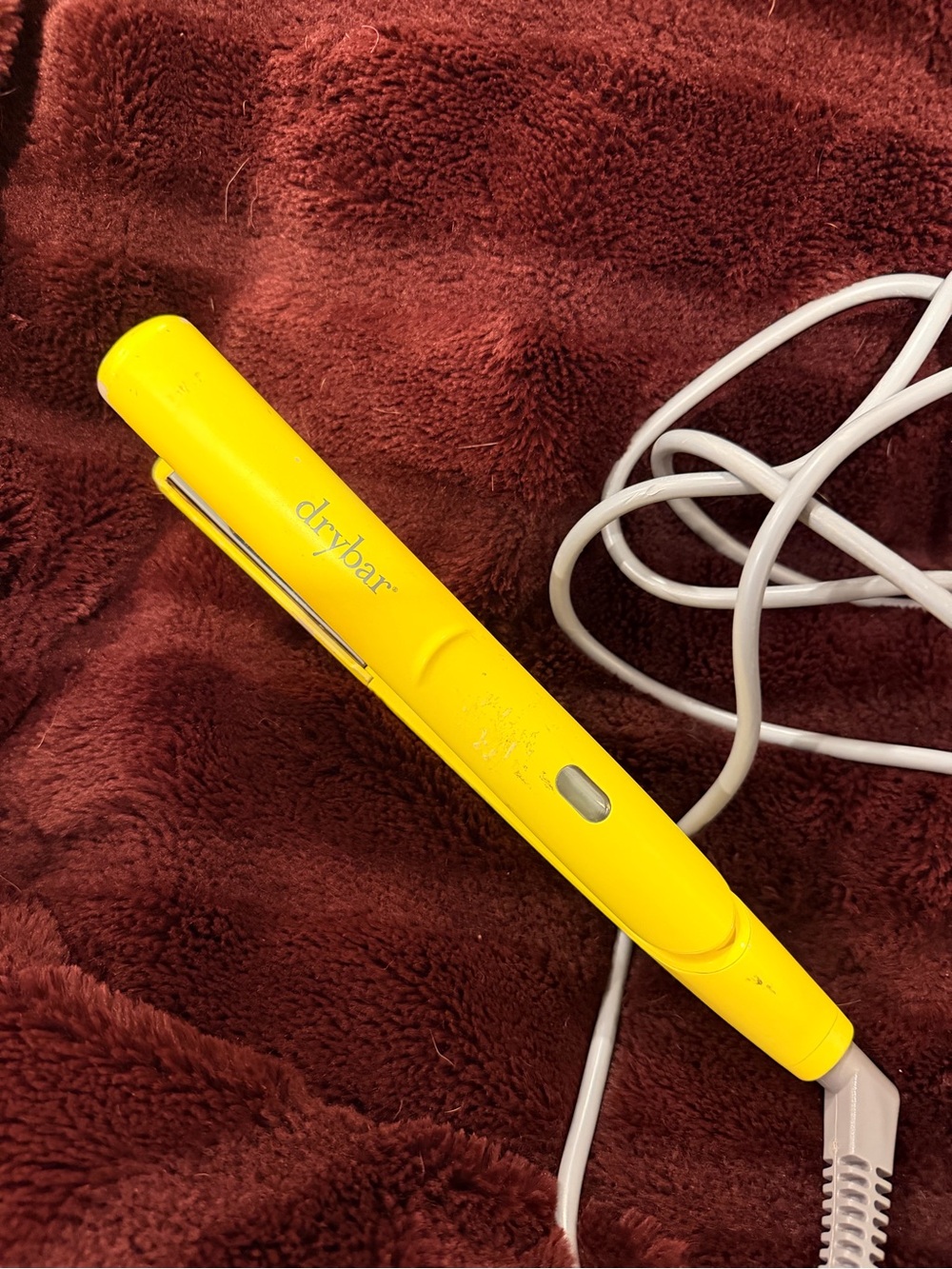 Drybar Yellow Flat Iron Hair Straightener